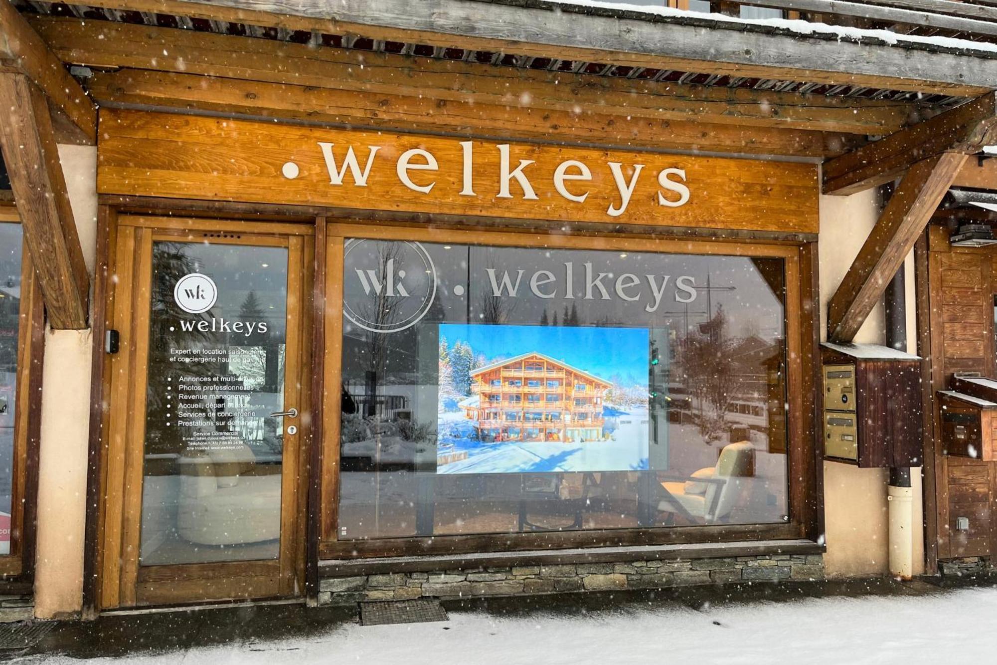 Appartement Du Flocon - Welkeys Megève Exteriör bild